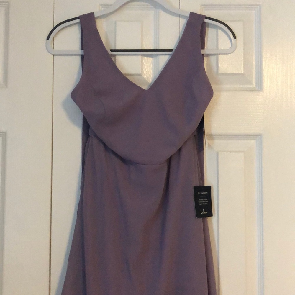 Lulus Dusty Lilac Dress